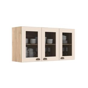 Armário Aereo 120 Cm Co11301 Veneza Carvalho Oak Cristalo Decibal