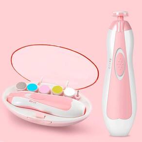 Kit De Lixas Unhas Bebês Cores Modernas E 6 Refis Inclusos