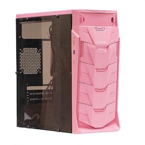 Gabinete Gamer USB 3.0 Rosa LED Vermelho