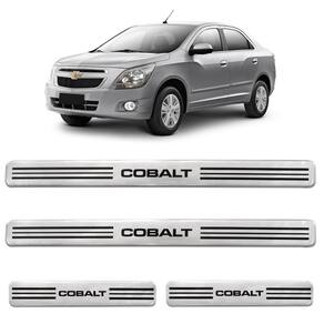 Jogo de Soleira Resinada Cobalt 2012 a 2020 Prata