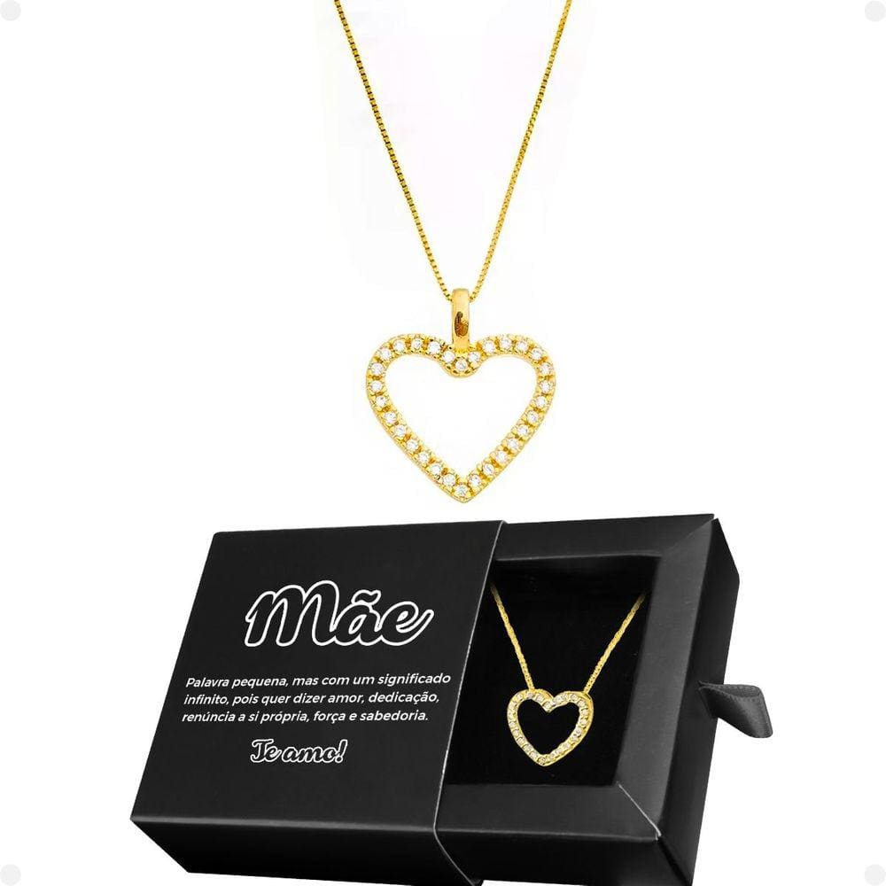 Colar dourado mãe + feminino Corrente caixa banhado social presente inoxidável casual moda