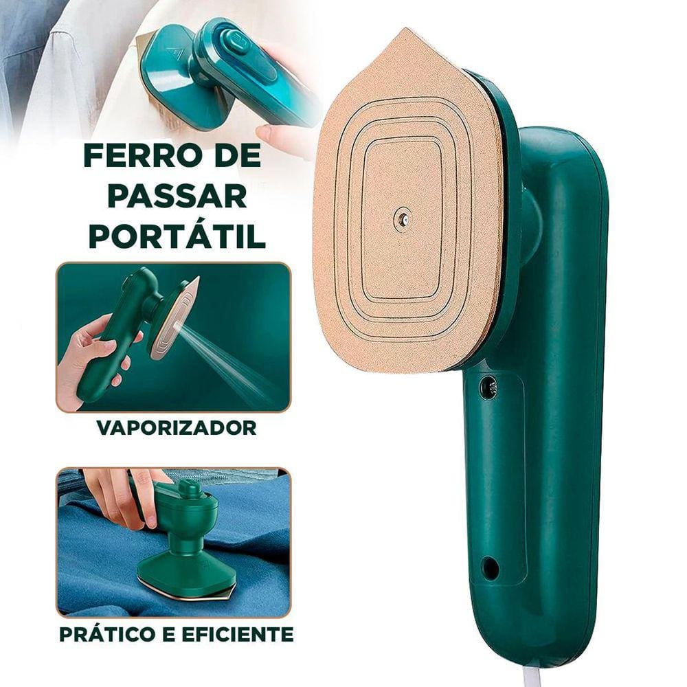 Ferro de passar compacto à vapor 110/220v