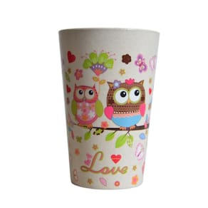 Copo Ecológico Amor 400Ml Amarelo Candy