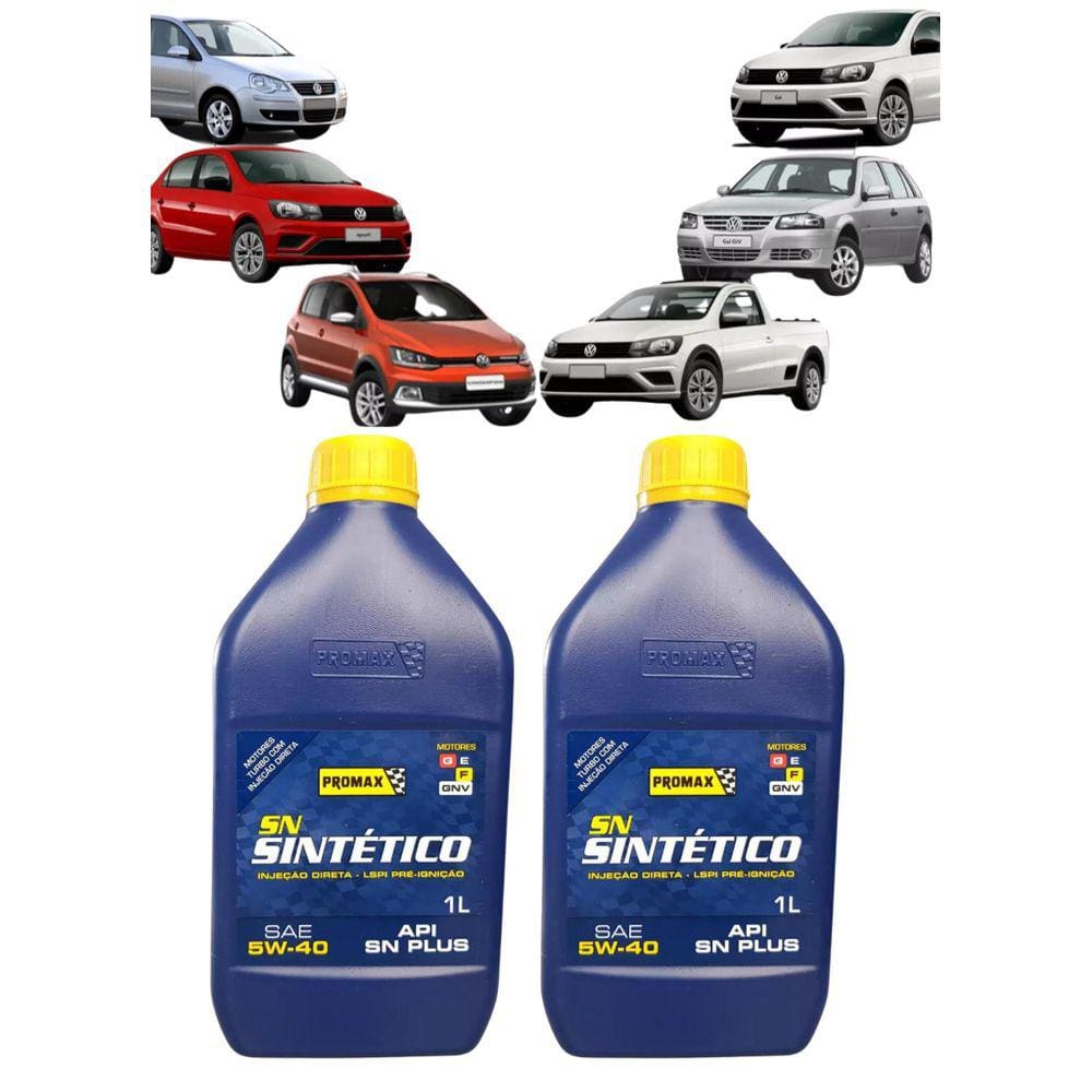 2X Lubrificante 100% Sintético 5W40 Api Sn Bardahl Promax