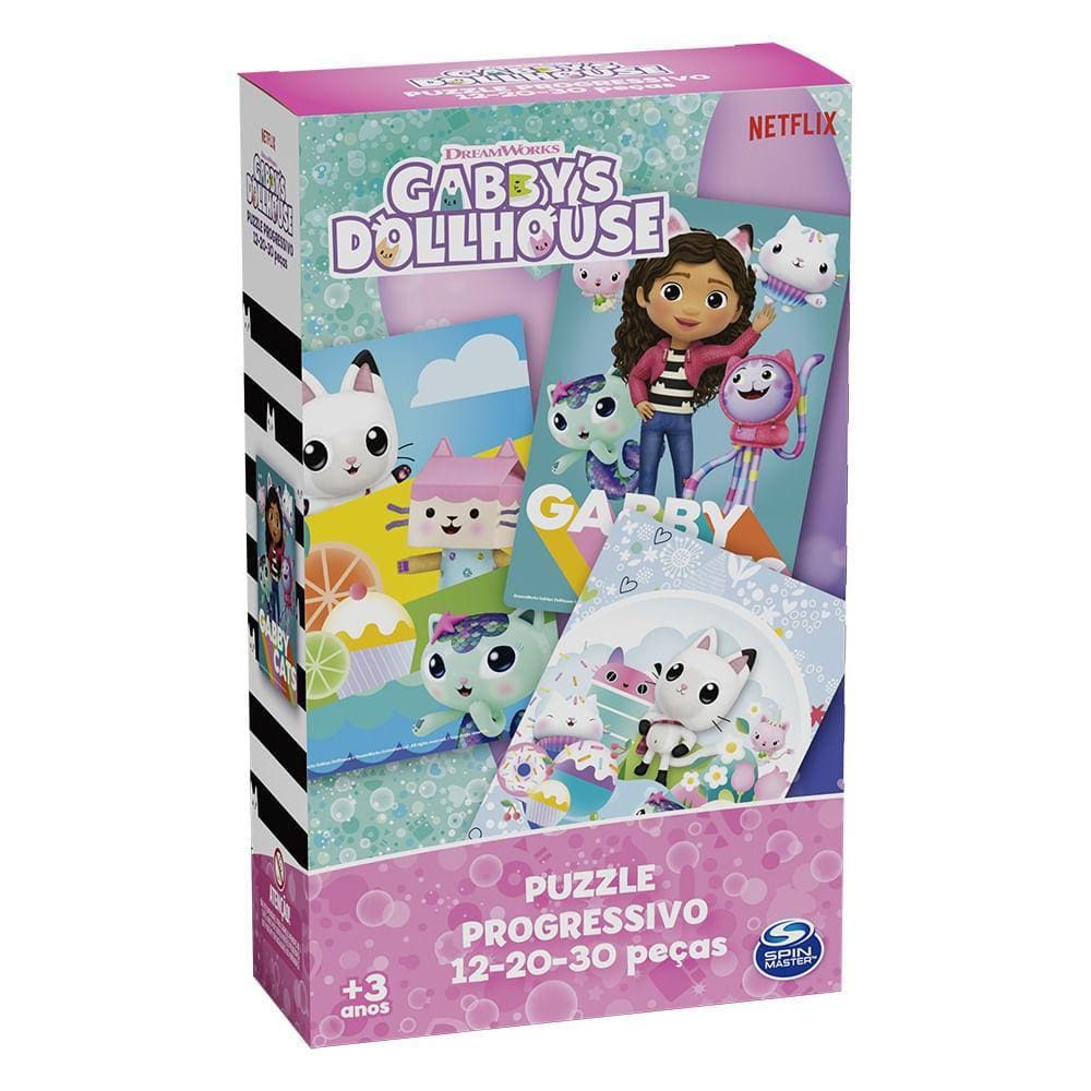 Puzzle Progressivo Gabby`s Dollhouse