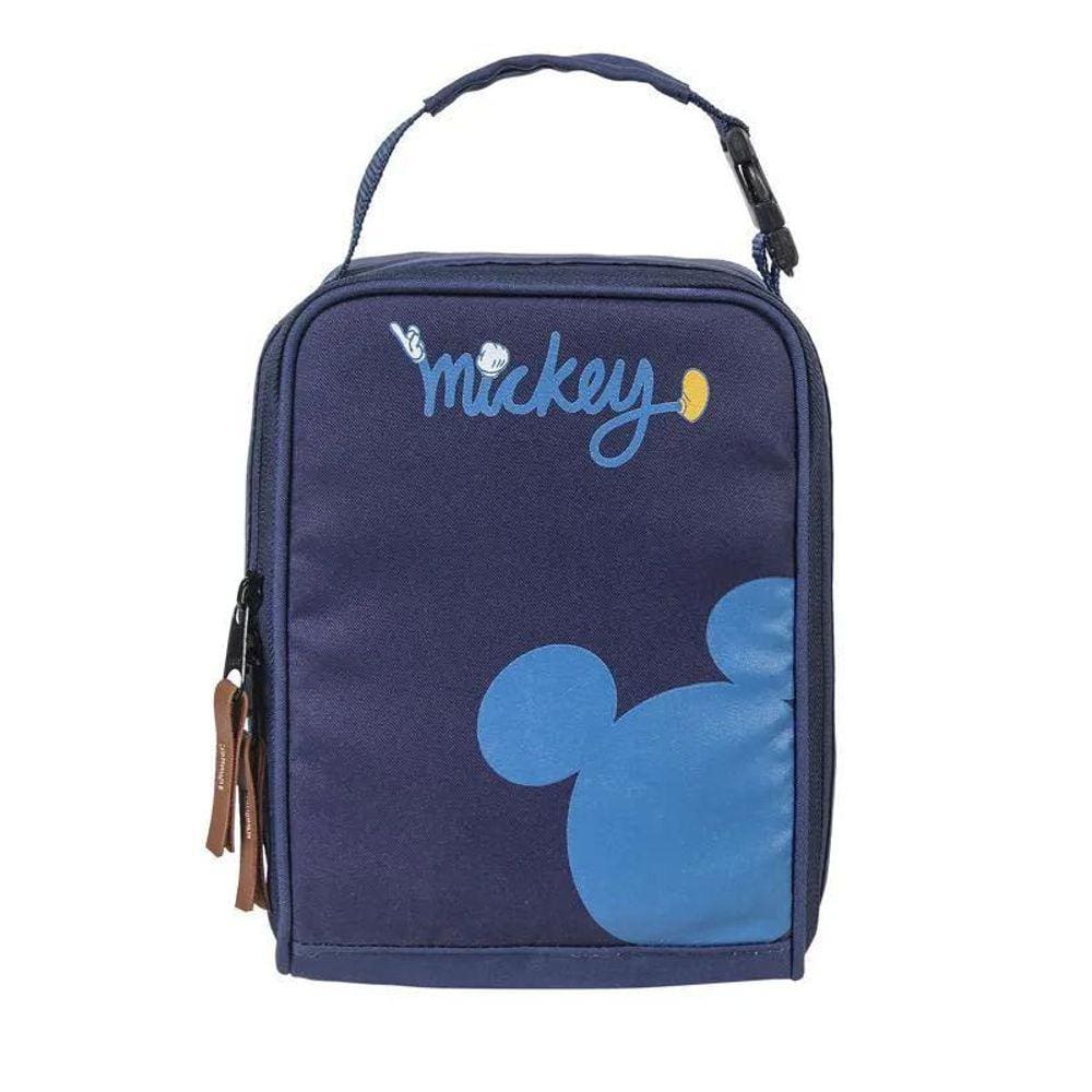 Necessaire Infantil Térmica Decorada Mickey Azul Babygo
