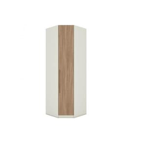 Modulado de Quarto Closet de Canto Oblíquo Seletto MC07 c/ 1 Porta Areia/Jequitibá - Henn