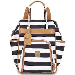 Mochila De Maternidade Hug Multifuncional Londres Listrado