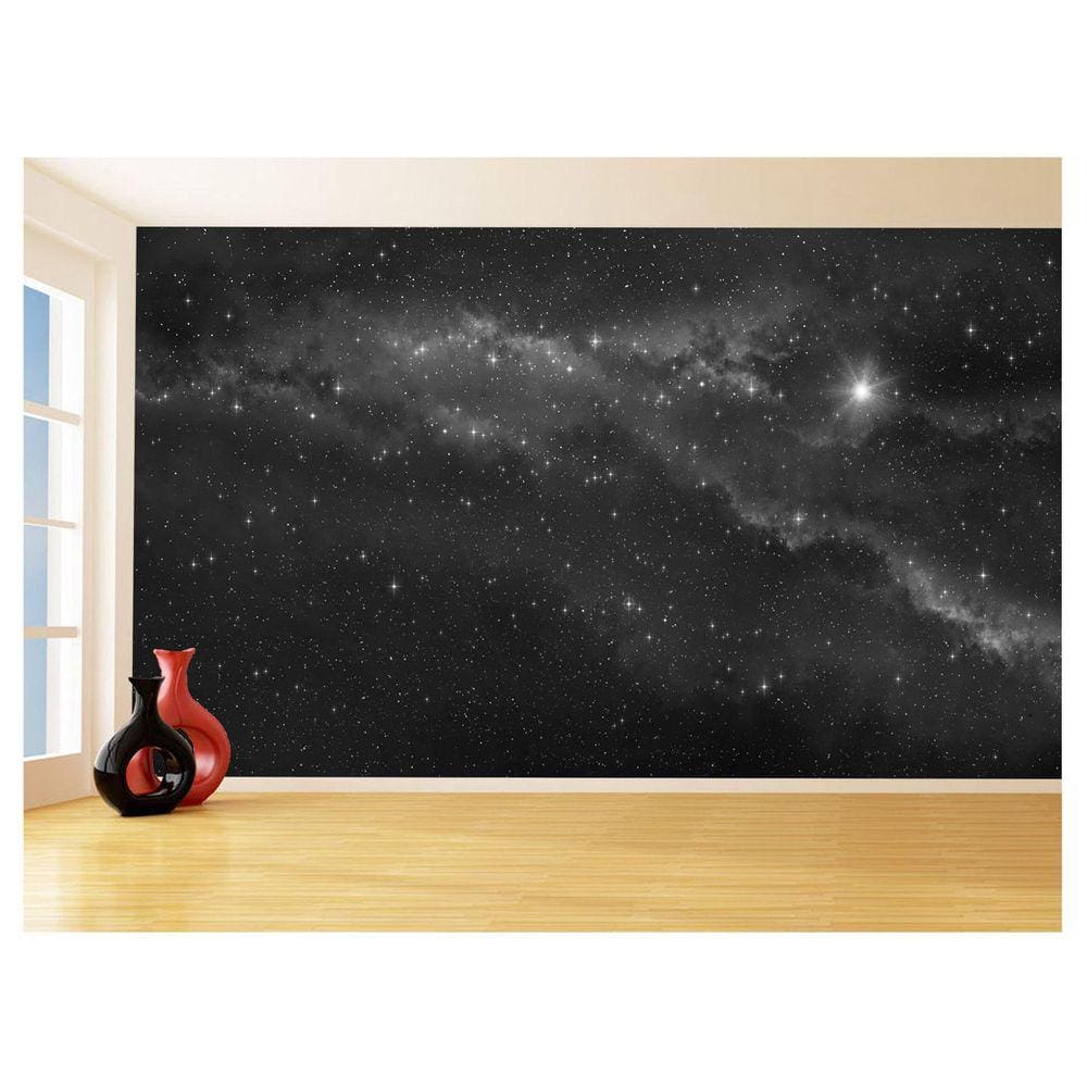 Papel De Parede 3D Espaço Estrelas Galáxia 3,5M Nsp113