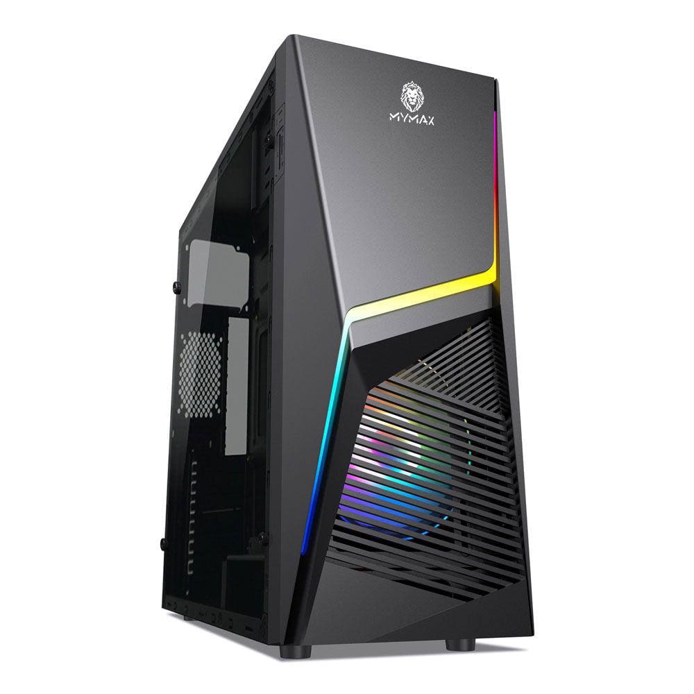 Gabinete Gamer Dunamis LED RGB USB 3.0 Mid Tower Preto Mymax