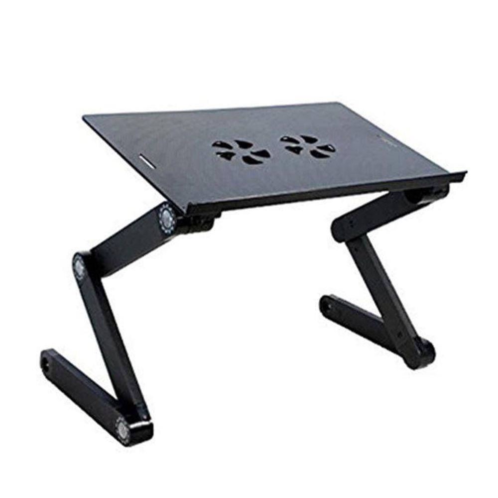 Mesa Multifuncional Para Notebook Dobravel Com Cooler Preta