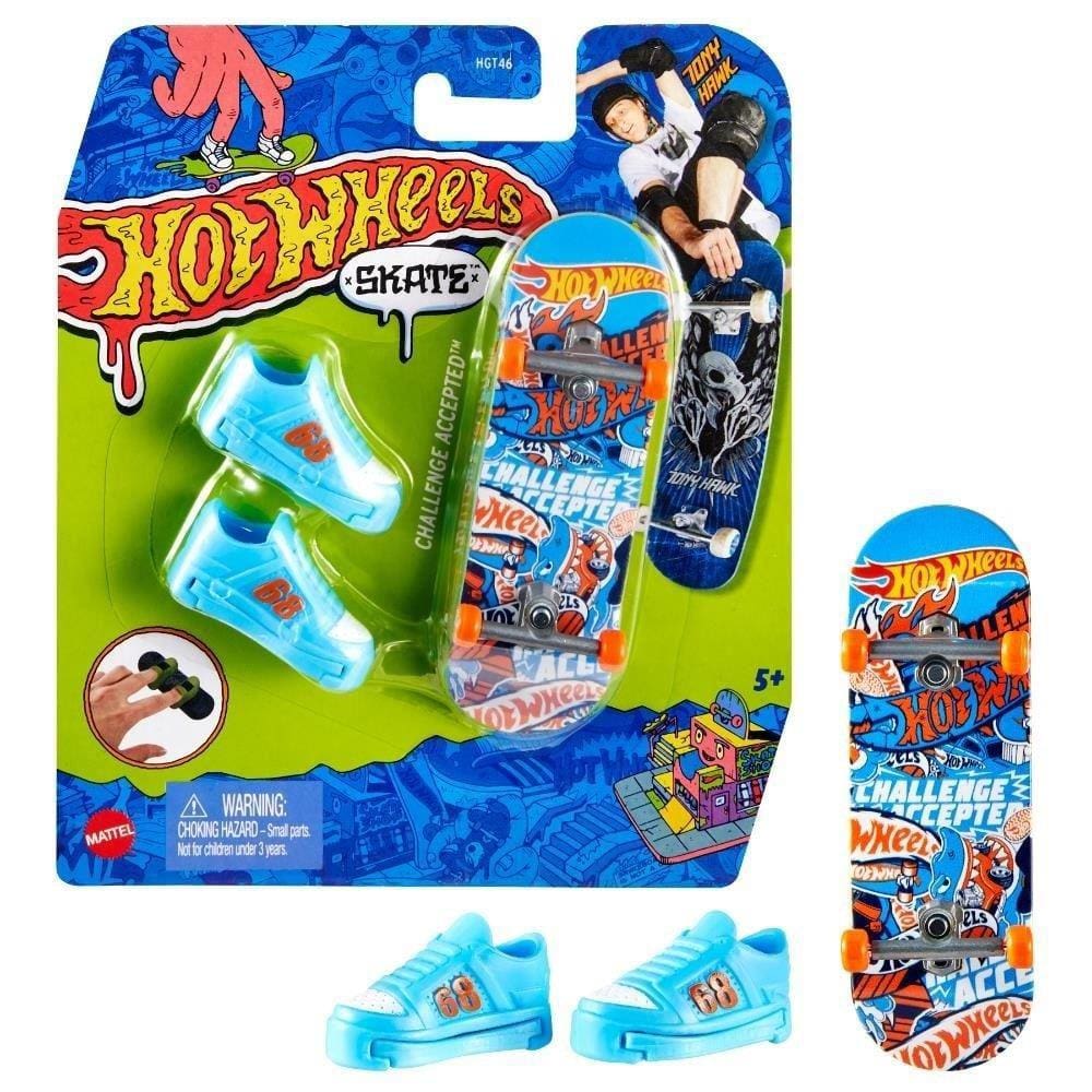 Skate De Dedo Hot Wheels Com Acessorios Hgt46