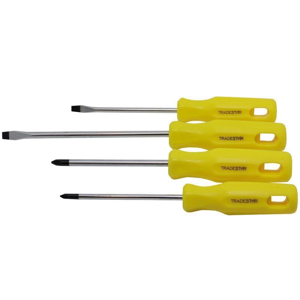 Kit Jogo Chave Fenda- Philips Aço 4 Peças