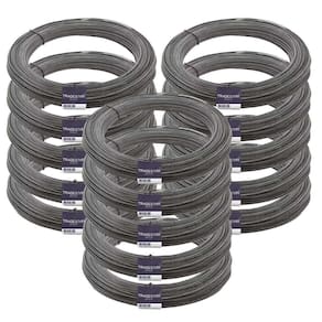 Kit 15 Arame Recozido Liso 1 Kg Bwg 18 1,24mm Rolo Tradestar