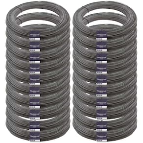 Kit 20 Arame Recozido Liso 1 Kg Bwg 18 1,24mm Rolo Tradestar