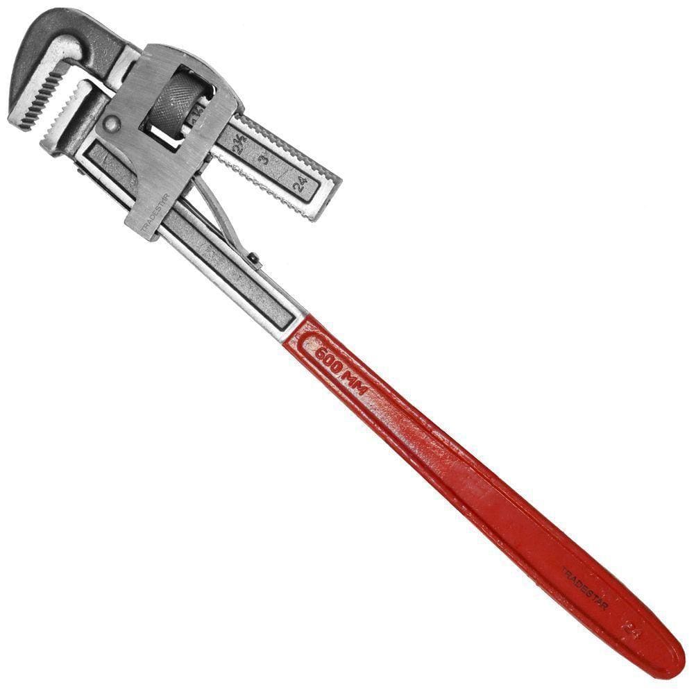 Chave Grifo 24\`\` Para Tubos Ajustável Encanador Mordentes