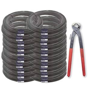 Kit 20 Arame Recozido Liso 1 Kg + Alicate Torques Armador