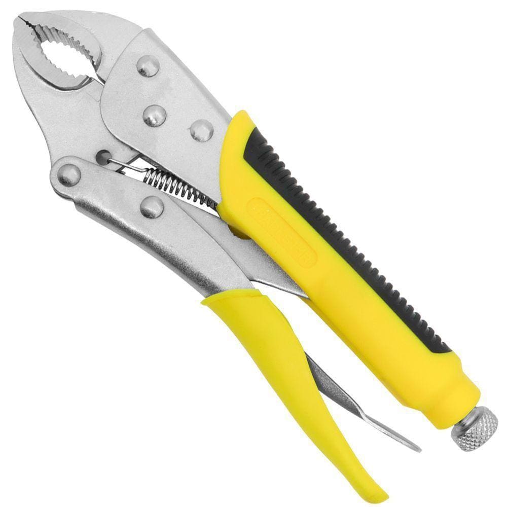 Alicate De Pressão Cabo Emborrachado 10\\`\\` Curvo Tradestar