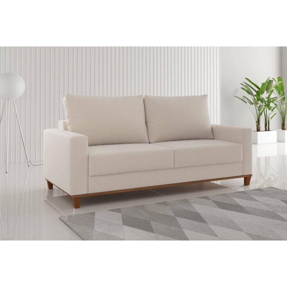 Sofá1,80 Living Viero Palazo Linho Bronze