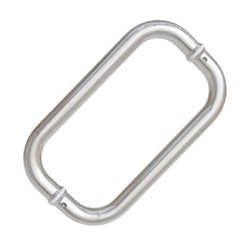 Puxador Duplo DF 909-Inox 202 - Escovado - 40 cm