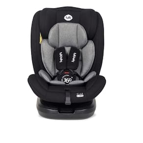 Poltrona Essence 0-36kg 360 - Preto com Cinza (Isofix)