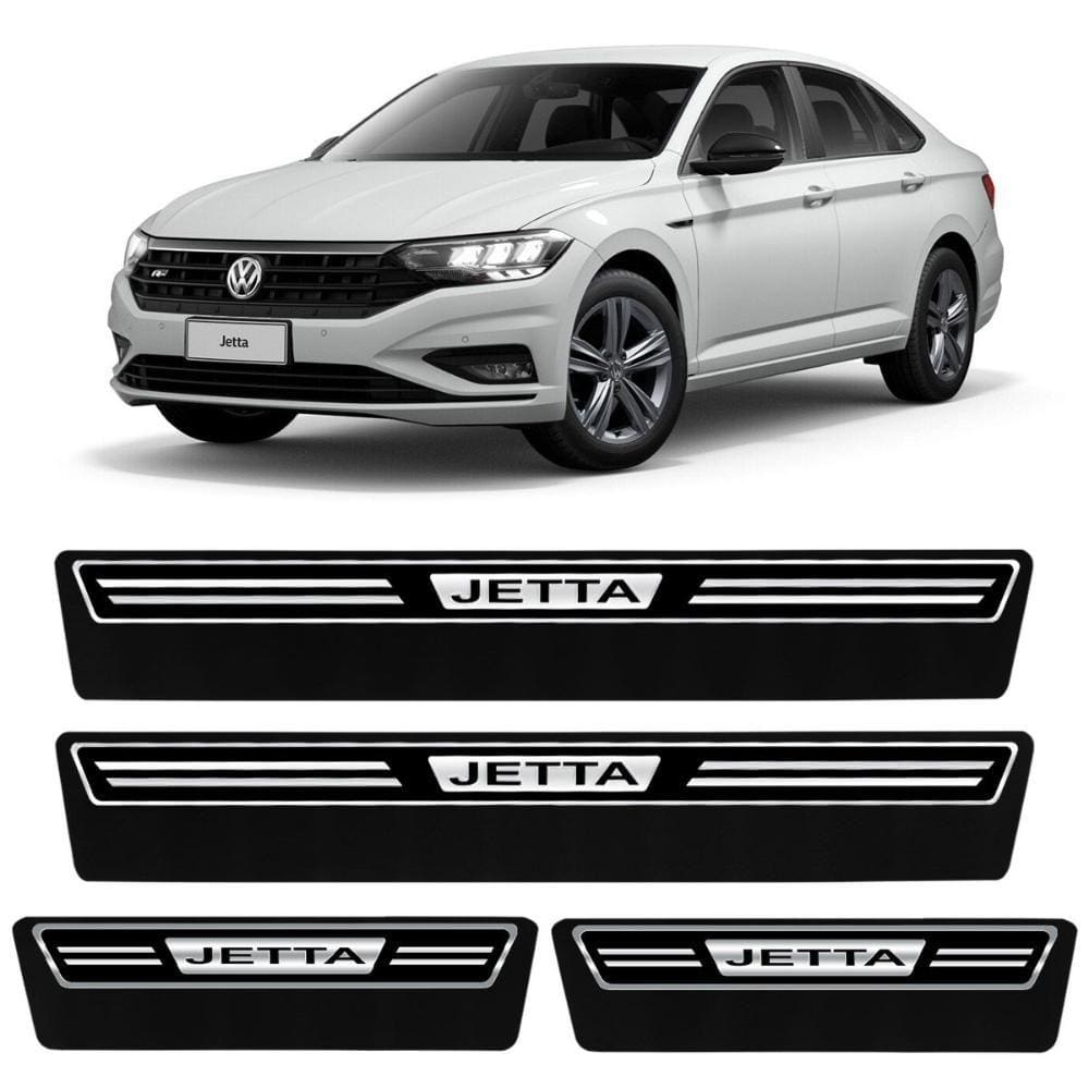 Jogo de Soleira Premium Jetta 2011 a 2023 Elegance 4 Portas
