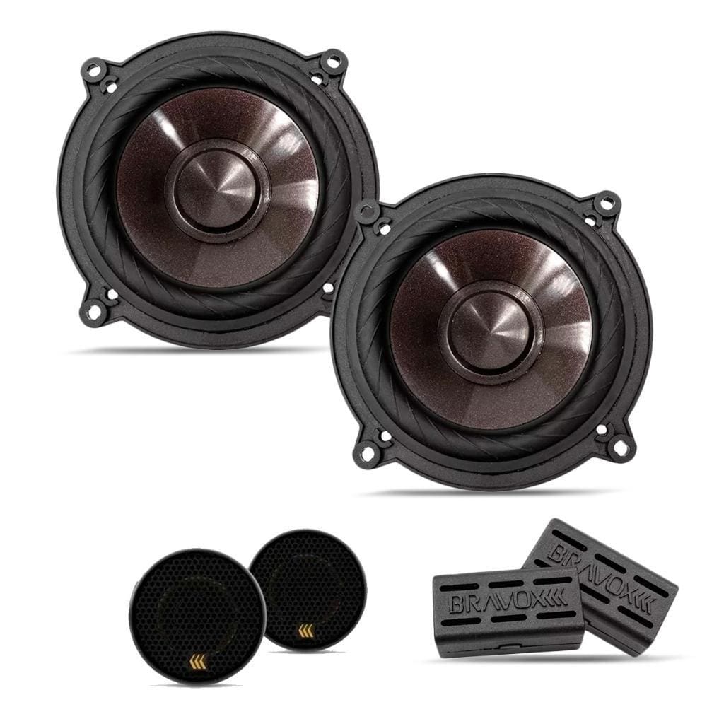 Par Alto Falante 2 Vias Bravox 5 Pol CS50P 120W TwitterBlack