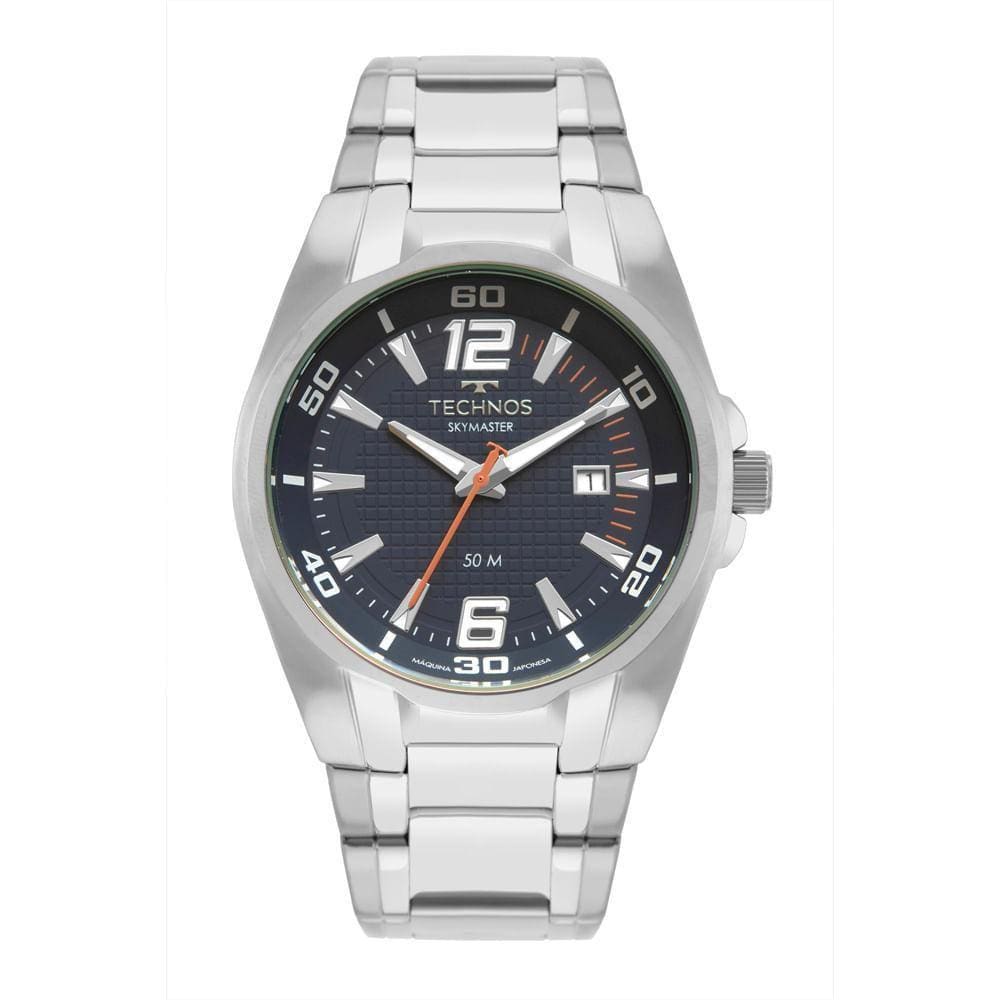 Relógio Technos Masculino Skymaster Prata - 2317Af/1A
