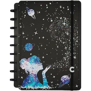 Caderno Inteligente Médio Poeira Das Estrelas 80Fl