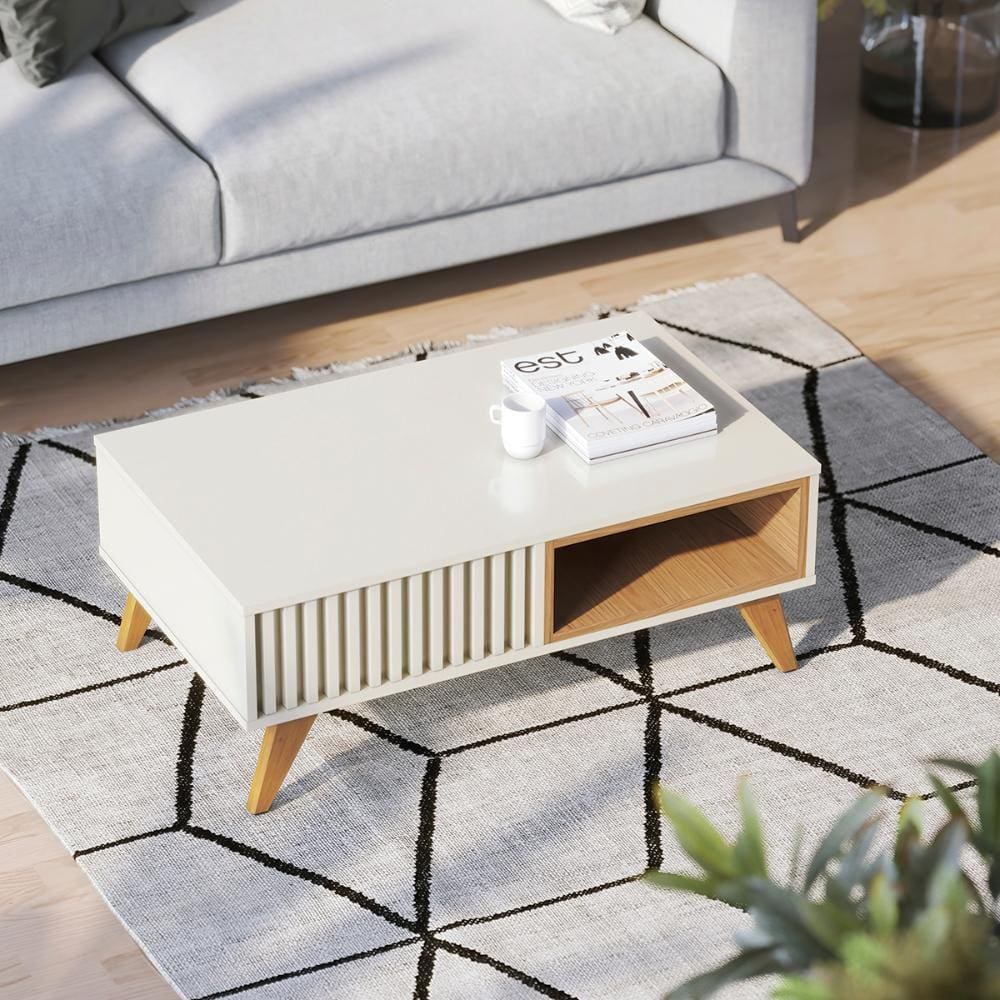 Mesa de Centro Retangular 1 Nicho Jeri