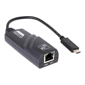 Cabo Adaptador Lan Ethernet Rj45 Tipo C Usb 3.1 1000Mbps