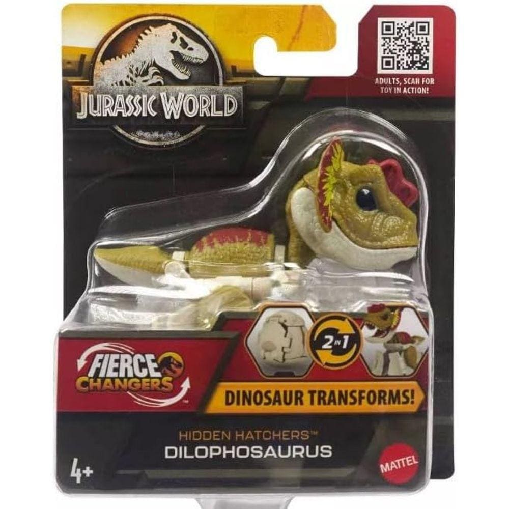 Jurassic World Fierce Changers Diliphosauro Hlp04 - Matte