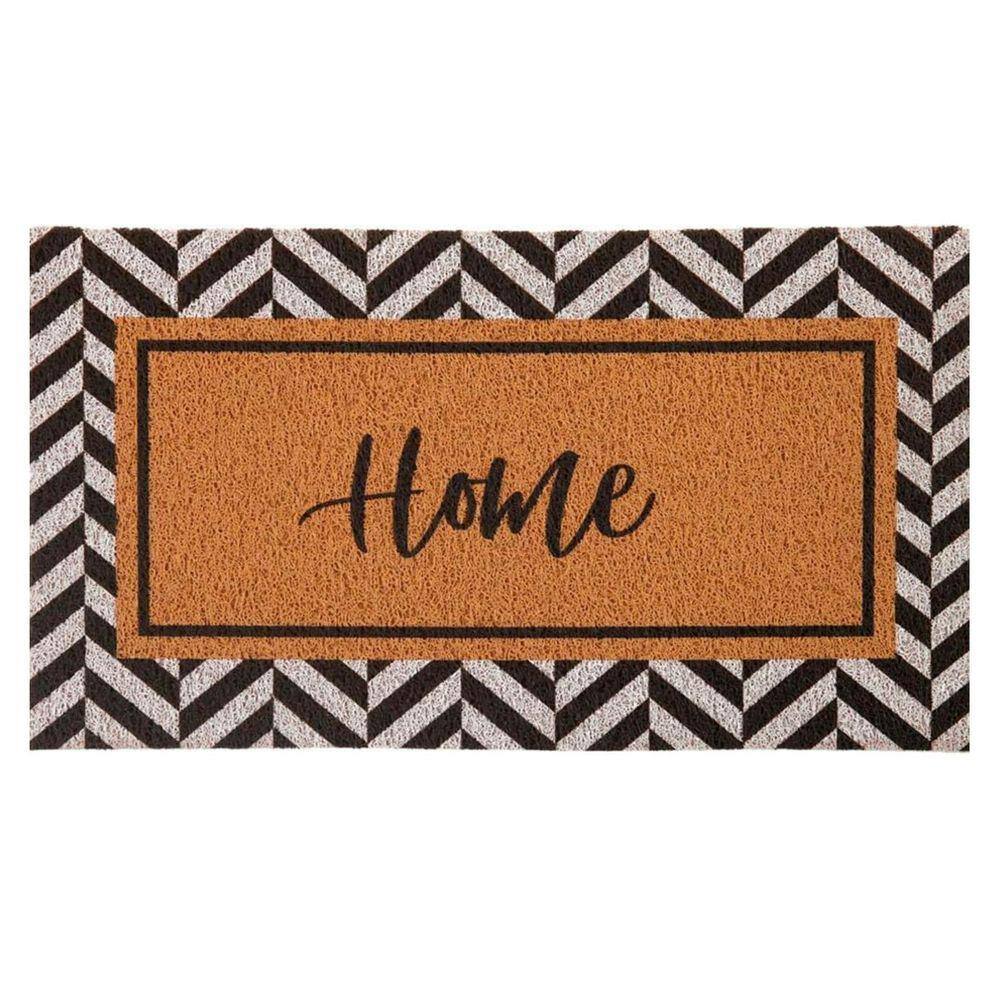 Tapete Capacho Vinil Home para Entrada Home Kapazi 40x75 cm