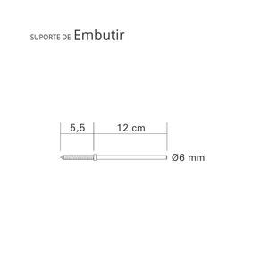 Kit Com 2 Prateleiras 60 X 20cm Suporte Invisivel - Cor Madeira Escura