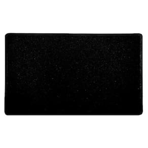 Tapete Capacho Vinil Silver Kapazi 40x60 cm Preto
