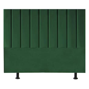 Cabeceira Cama Box King Size Estofada 195 cm Carla Suede