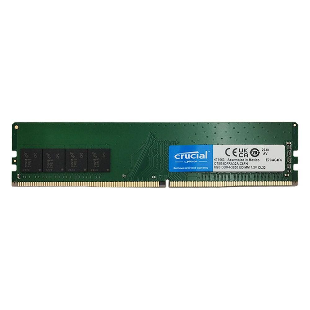 Memória 8GB Crucial, DDR4, 3200MHz, CL22 - CT8G4DFRA32A