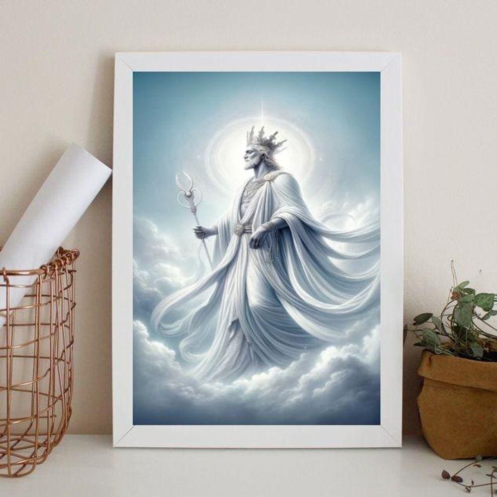 Quadro Decorativo O Criador 24X18Cm - Com Vidro