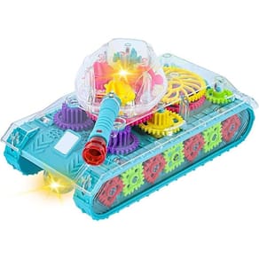 Carrinho Gear Tank Sensorial com Luzes LED e Música - 3 anos