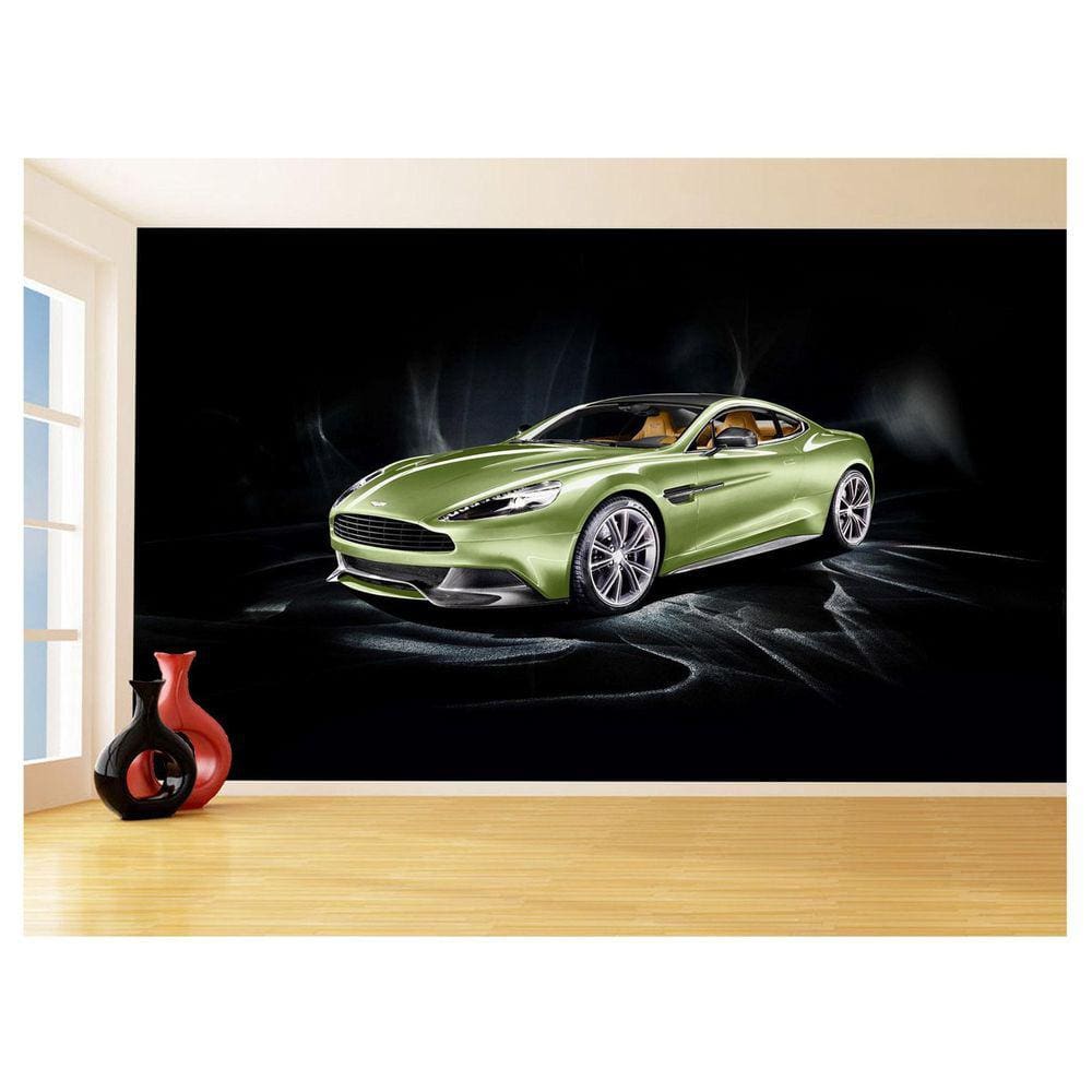 Papel De Parede 3D Carro Esportivo Aston Martin 3,5M Car03