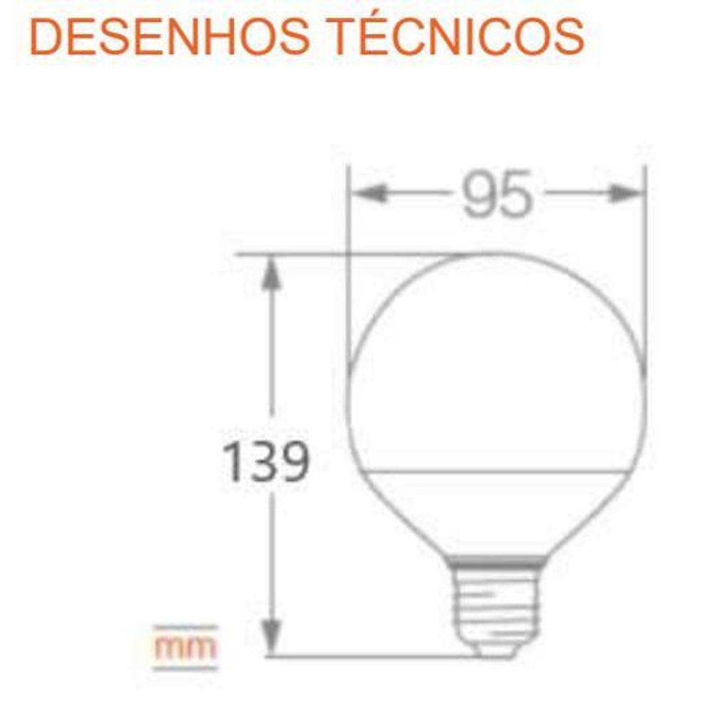 Lampada Led Globe 12W 2700K 1200Ml Biv E27 - Osram