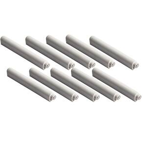 Kit 10 Fecho Toque Magnético Pulsador F0145 Branco Hardt
