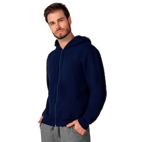 Moletom Masculino Aberto Canguru Capuz Básico