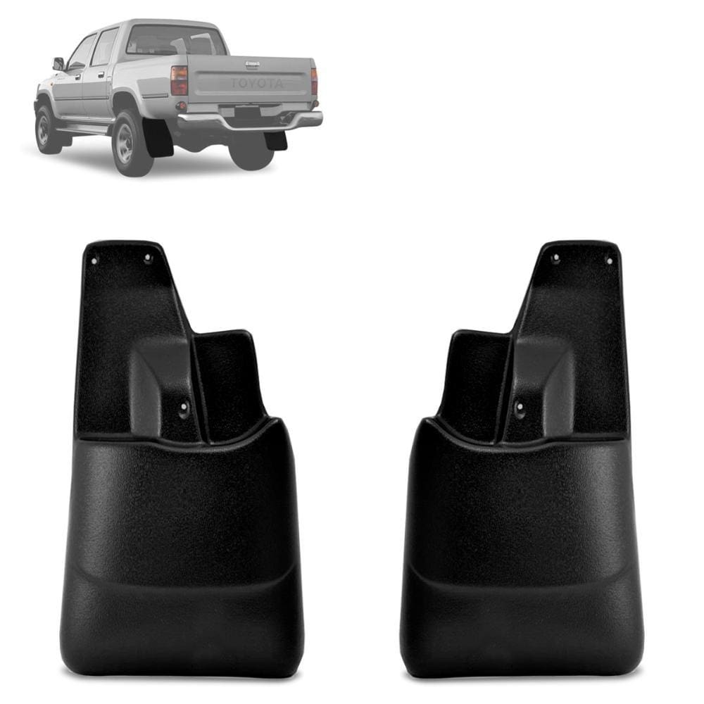 Kit Apara Barro Hilux 1997 a 2004 Protetor Traseiro 2 Peças