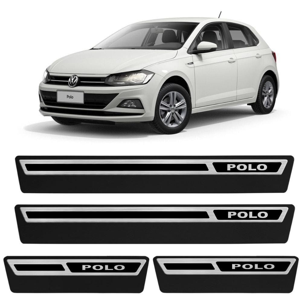 Jogo de Soleira Premium Polo 2018 a 2023 Escovada 4 Portas