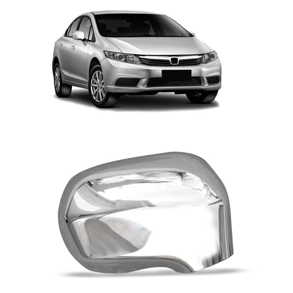 Aplique Capa Retrovisor Civic 2007 a 2011 LD Cromado