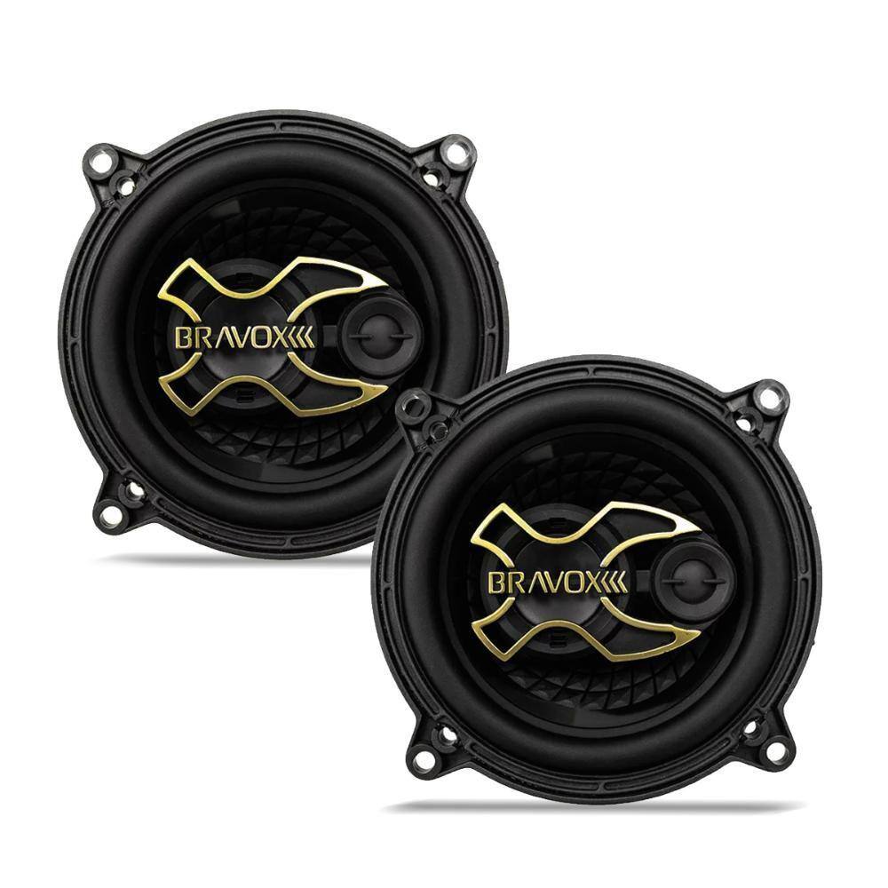 Par Alto Falante Bravox 5 Pol B3X50G Gold 100W 4 Triaxial