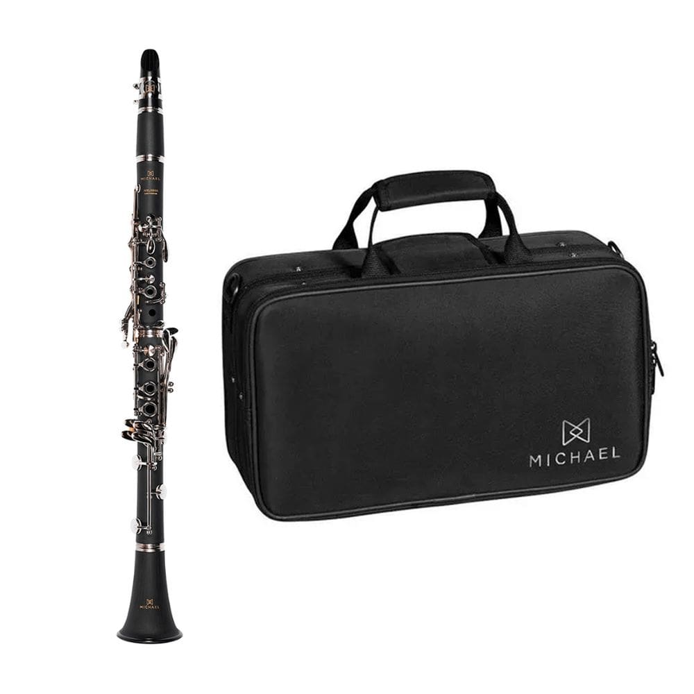 Clarinete Michael Wclm 30n Com Chaves Niquelada Com Case