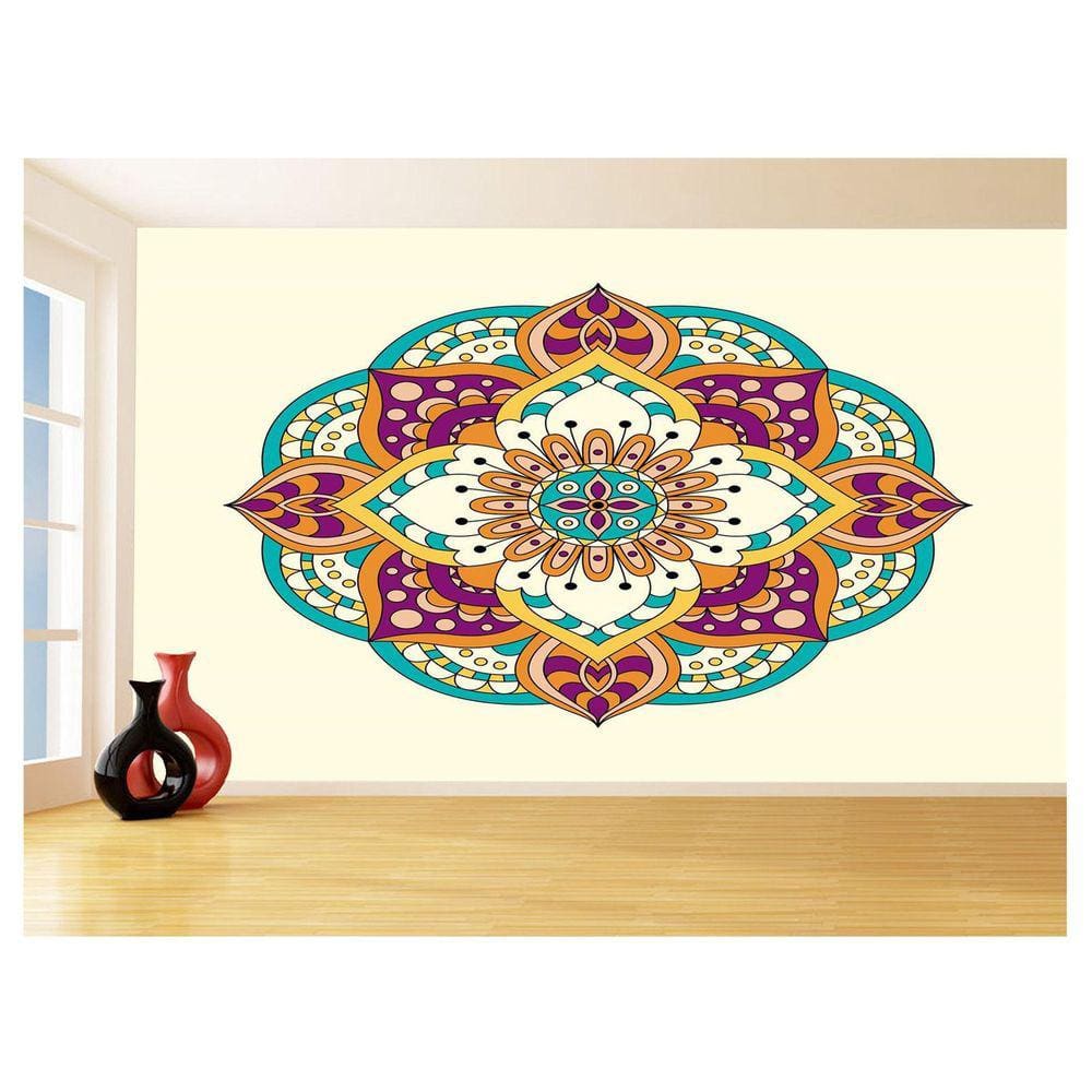 Papel De Parede 3D Relax Spa Mandala Meditação 3,5M Rlx088