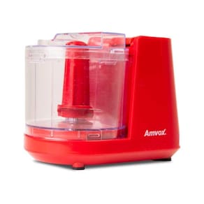 Mini Processador Amvox 100W Apr1001 Red - 127V